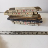 Lot of Vintage Wood Expanding Rulers