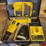 Dewalt Drill 12 Volt With Battery, Charger, Case and Boots