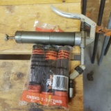 Vintage Grease Gun with 3 Tubes of Coastal Grease