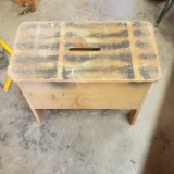 Vintage Wood Stool