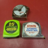 Lot of 3 Measuring Tapes