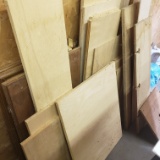 Small Lot of Scrap Lumber Pieces, Cabinet Doors