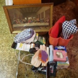 Small Miscellaneous Lot of Items: The Last Supper, Hot Rollers, Defuzzer, More