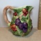 Embossed Ceramic Fruit Pitcher