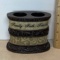 Family - Faith - Friends Molded Resin Candle Holder