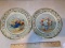 Pair of Decorative Metal Plates Made in Holland