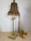 Pretty Decorative Brass Candlestick Lamp with Shade