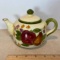 Decorative Teapot with Fruit Design