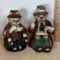 Porcelain Clown Music Box & Figurine