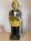 Tall Ceramic Waiter Statue