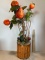 Tall Artificial Fruit Vine in Copper Finish Base