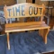 Wooden “Time Out” Bench