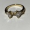 14K Gold Cubic Zirconia Ring Size 8