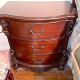 Beautiful Wooden 3 Drawer Chest Night Stand