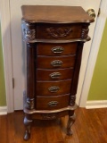 Wooden Jewelry Armoire