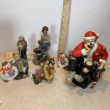 Lot of Misc Clown Figurines