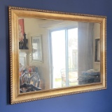 Large Mirror with Gilt Frame