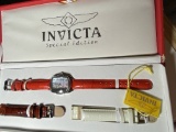 Invicta Special Edition Watch with 3 Different Bands in Box