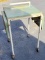 Vintage Rolling Metal Typewriter Table