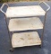 Vintage Rolling Metal 3 Tier Cart