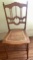 Antique Carved Eastlake Victorian Cane Seat Side Accent Chair