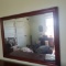 Large Wood Framed Mirror