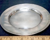 Sterling Silver 6” Bread Plate, Marked Sterling 600