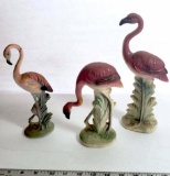 Vintage Flamingo Figurines   