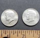 Lot of 2 Bicentennial Kennedy Half Dollar Coins