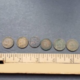 Lot of 6 Indian Head Pennies