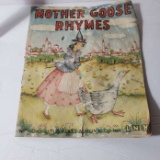 1939 Linen Mother Goose Rhymes Book