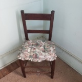 Vintage Wood Ladderback Chair