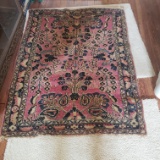 Antique Rug, Pinks, Blues