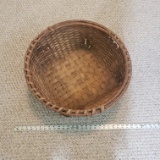 Antique Split Oak Square Bottom Basket