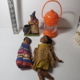 Halloween and Vintage Scary Doll Lot