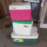 Lot of 3 Coolers