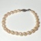 Pearl Bracelet with Sterling Clasps