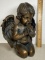 Molded Resin Praying Kneeling Angel Figurine