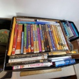 Box Full of Misc Inspirational DVDs & CDs