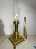 Paris Orient Express Istanbul Brass Footed Lamp