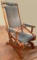 Antique Wooden Rocking Chair with Spring Bottom