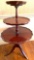 Antique 3-Tier Mahogany Pie Crust Table