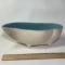 McCoy Pottery Footed Planter with Turquoise Interior #207 USA