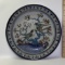 Decorative Mexican Pottery Plate with Bird Scene