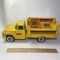 Large Vintage Buddy L Coca Cola Delivery Truck with 2 Crates & Some Bottles