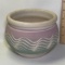 Beautiful Pastel Cherokee NC Pottery Planter Signed on Bottom