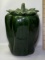 Vintage McCoy Pottery Green Pepper Canister with Lid
