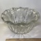 Large Heavy Crystal Bowl