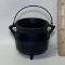 Miniature Cast Iron Footed Cauldron