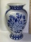 Tall Blue & White Porcelain Vase